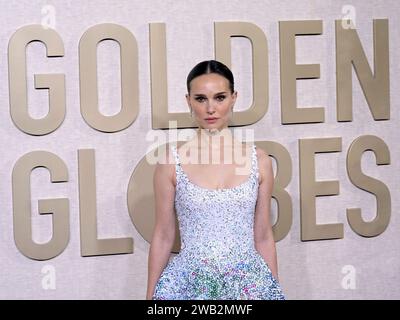 natalie portman golden globes 2024 dress Natalie Portman Stuns in Princess Gown at the 2024 Golden Globes