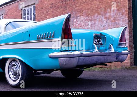 1957 Chrysler New Yorker at Bicester Heritage Scramble January 2024 Stock Photo