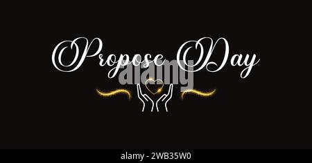 Happy Parpose Day Stylish Text illustration Design Stock Vector