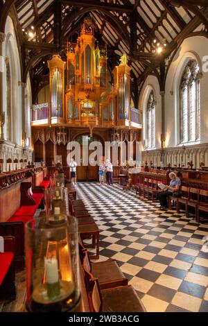 UK, England, Oxfordshire, Oxford, St Giles, St John’s College Chapel 2008 Bernard Aubertin Organ Stock Photo