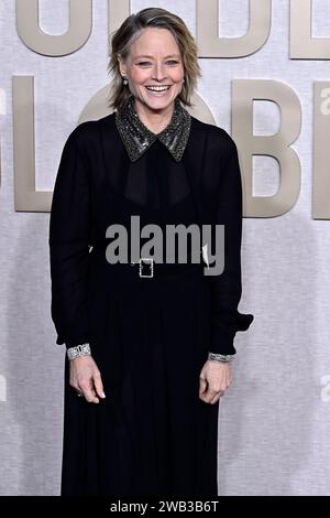 Jodie Foster bei der Verleihung der 81. Golden Globe Awards im Beverly Hilton Hotel. Beverly Hills, 07.01.2024 *** Jodie Foster at the 81 Golden Globe Awards at the Beverly Hilton Hotel Beverly Hills, 07 01 2024 Foto:xJ.xBlocx/xFuturexImagex globes 2024 4264 Stock Photo