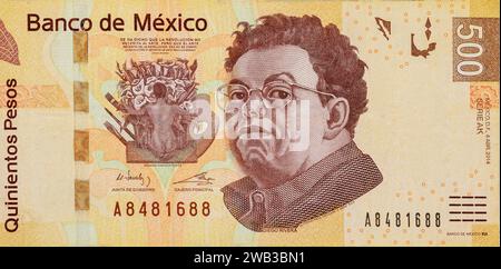 Mexico, Mexican 500 peso note Stock Photo - Alamy