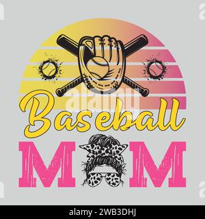 Baseball T-Shirt Design Stock Vector