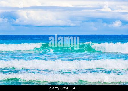 Strong Waves At Amazing Praia De Lopes Mendes Beach On The Big Tropical Island Ilha Grande In Angra Dos Reis Rio De Janeiro Brazil. Stock Photo