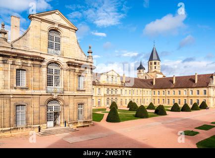 Cluny, France - October 14, 2023: The Abbey of Cluny in Burgundy was one of the most influential religious centers of the Middle Ages as the starting Stock Photo