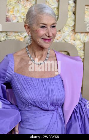 Helen Mirren bei der Verleihung der 81. Golden Globe Awards im Beverly
