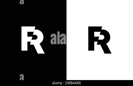 Letter FR Logo Design , FR Icon Stock Vector