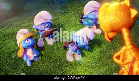 Smurfs: The Lost Village  Year : 2017 USA Director : Kelly Asbury Animation Stock Photo