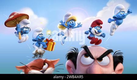 Smurfs: The Lost Village  Year : 2017 USA Director : Kelly Asbury Animation Stock Photo