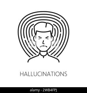 Hallucinations psychological disorder problem, mental health isolated ...