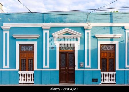 Colonial house, Historic centre, Merida Mexico Stock Photo