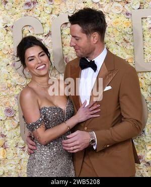 Sofia Pernas, Justin Hartley attend the 81st Annual Golden Globe Awards