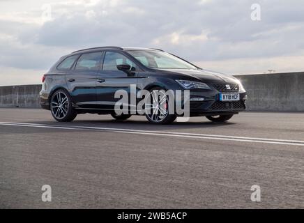 2018 SEAT Leon ST Cupra 300 fast estate based on the VW Golf R Stock Photo