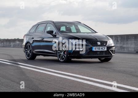 2018 SEAT Leon ST Cupra 300 fast estate based on the VW Golf R Stock Photo