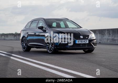 2018 SEAT Leon ST Cupra 300 fast estate based on the VW Golf R Stock Photo