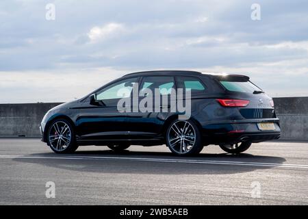 2018 SEAT Leon ST Cupra 300 fast estate based on the VW Golf R Stock Photo