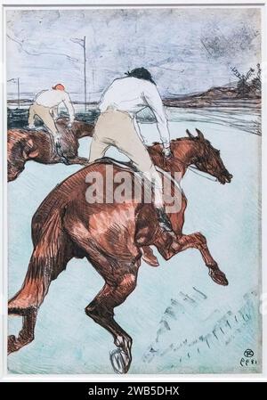(Albi) Le Jockey - 1899 - Henri de Toulouse-Lautrec Stock Photo