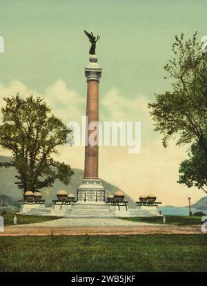 Battle Monument, U.S. Military Academy, West Point, New York 1901. Stock Photo