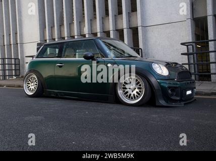 Modified and air bagged R53 Mini Cooper S Stock Photo - Alamy