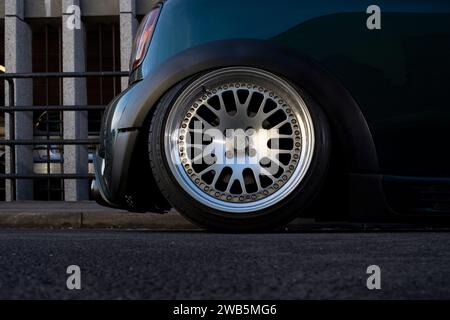 Modified and air bagged R53 Mini Cooper S Stock Photo - Alamy