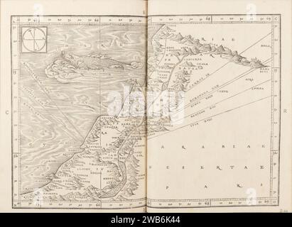 The 1532 map of Palestine by Jacob Ziegler illustrates the geography of ...