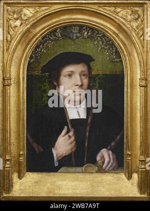 Jacob van Utrecht - Portrait of Bartholomeus Rubens. Stock Photo