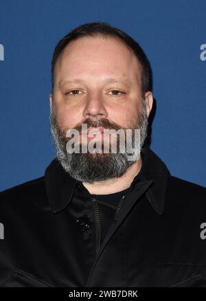 Beverly Hills, USA. 08th Jan, 2024. Yorgos Lanthimos arriving to A24 and Showtime's ‘The Curse' Los Angeles season finale premiere held at the Fine Arts Theatre in Beverly Hills, CA. on January 8, 2024 © Majil/ Credit: AFF/Alamy Live News Stock Photo