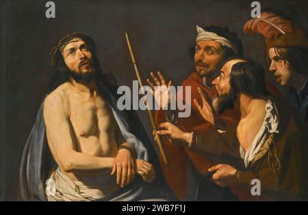 Matthias Stom - The mocking of Christ. Stock Photo