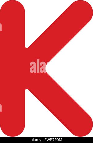 letter k logo icon vector illustration design Stock Vector
