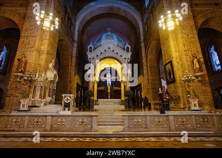 Metropolitan Cathedral of Medellin, Metropolitan Cathedral Basilica of the Immaculate Conception, Catholic cathedral dedicated to the Virgin Mary unde Stock Photo