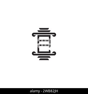 AC pillar concept in high quality professional design that will print well across any print media Stock Vector