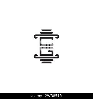 CG pillar concept in high quality professional design that will print well across any print media Stock Vector