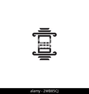 DB pillar concept in high quality professional design that will print well across any print media Stock Vector