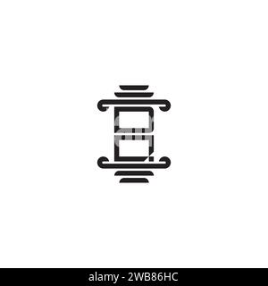 DQ pillar concept in high quality professional design that will print well across any print media Stock Vector