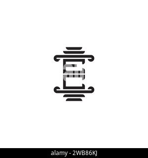 EC pillar concept in high quality professional design that will print well across any print media Stock Vector