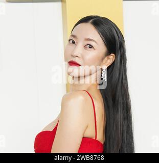 Yun Jee Kim is attending the world premiere of Netflix's ''Lift'' at Jazz at Lincoln Center in New York City, on January 8, 2024. (Photo by John Nacion/NurPhoto)0 Stock Photo