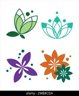 Trendy modern abstract background With Simple Shapes, Objects, Figures. Colorful Geometric Pattern.Trendy vector graphic elements design. Fun colorful Stock Vector
