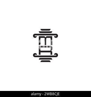 MR pillar concept in high quality professional design that will print well across any print media Stock Vector