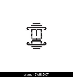 MX pillar concept in high quality professional design that will print well across any print media Stock Vector