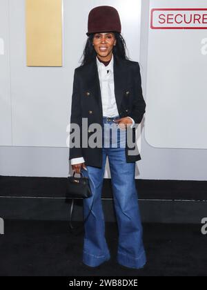 New York City, United States. 08th Jan, 2024. MANHATTAN, NEW YORK CITY, NEW YORK, USA - JANUARY 08: June Ambrose arrives at the World Premiere Of Netflix's 'Lift' held at Jazz at Lincoln Center for the Performing Arts on January 8, 2024 in Manhattan, New York City, New York, United States. (Photo by Christian Lora/Image Press Agency) Credit: Image Press Agency/Alamy Live News Stock Photo