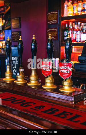 The Dog and Bell Pub, Deptford, London, England Stock Photo