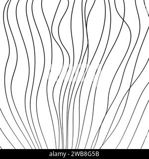 Isolated ink lines on a white background. Modern Illustration set of freehand graphic.Collection of hand drawn line textures. Includes vector scribbles, grid with irregular,horizontal and wavy strokes,doodle patterns. Stock Vector