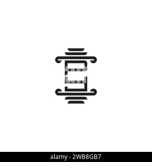 PY pillar concept in high quality professional design that will print well across any print media Stock Vector