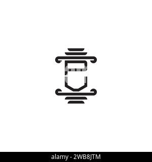 PV pillar concept in high quality professional design that will print well across any print media Stock Vector