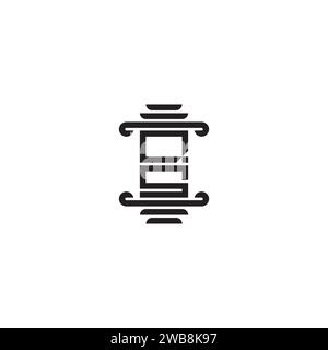 QS pillar concept in high quality professional design that will print well across any print media Stock Vector