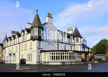 The Caledonian Hotel, Ullapool town, Wester Ross, North West Highlands of Scotland, UK Stock Photo