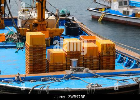 Fishing ship in Geoje island, South Korea. Stock Photo