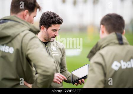 Oliva, Spain. 09th Jan, 2024. Gent's Adriaan Martiny (AM) pictured during the winter training camp of Belgian soccer team KAA Gent, in Oliva, Spain, Tuesday 09 January 2024. BELGA PHOTO JASPER JACOBS Credit: Belga News Agency/Alamy Live News Stock Photo