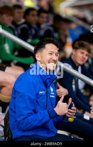 Oliva, Spain. 09th Jan, 2024. Daniel Schmidt is seen at the winter training camp of Belgian soccer team KAA Gent, in Oliva, Spain, Tuesday 09 January 2024. BELGA PHOTO JASPER JACOBS Credit: Belga News Agency/Alamy Live News Stock Photo