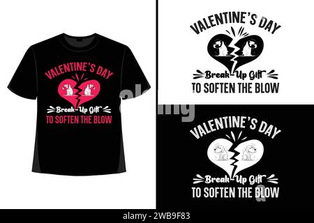 Valentine, Valentine's Day Svg,  Valentine's Day T-shirt Design, T-shirt Design Graphic Template, Typography T Shirt, Happy Valentine's, Romantic. Stock Vector